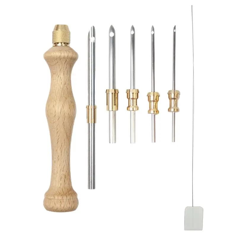 Punch Needle Magics Kit penna da ricamo Strumento di aggancio per tappeti ad ago Set completo Penne da ricamo per abbellimento artigianale di cucitura