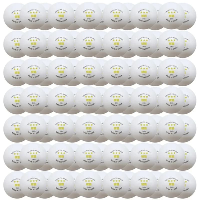 100 pezzi 3 stelle palline da ping pong etichetta gialla Eroswing ABS 40mm + buona elasticità palline da ping pong bianche da allenamento ping pong