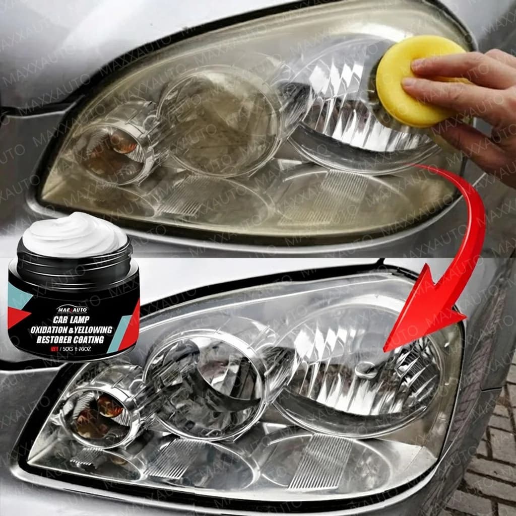Fari Auto Restoration and Polishing Kits, Pasta to Remove Graffi and Oxidation from the Fairs, Liquid Lighting for Fairs
