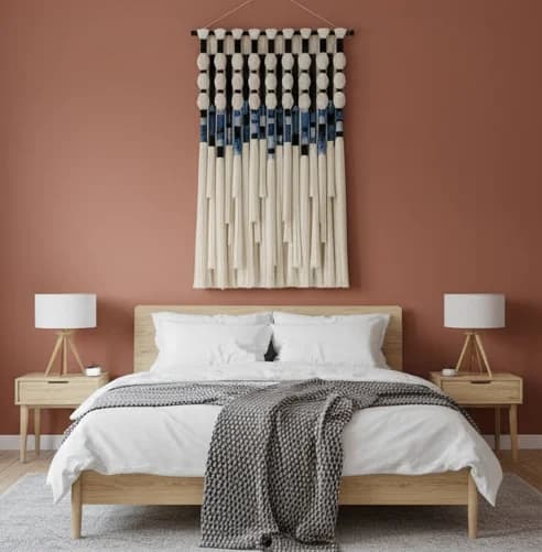 Custom Bohemian Macrame Dreamcatcher Irregular Shape Non-Washable Vertical Pattern Cotton Wall Hanging Living Room Diwali
