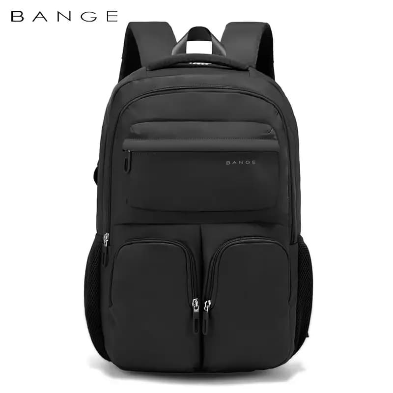 Bange Zaini per laptop da uomo Borsa da viaggio impermeabile da uomo Zaino da lavoro fresco Borsa da scuola da uomo di moda Zaino da uomo