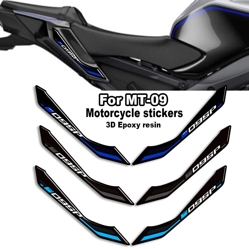 Moto Parabrezza Anteriore pannello laterale carenatura parafango Rilievo del Carro Armato adesivi kit di protezione Per Yamaha MT-09 MT09 MT 09 SP 2024 2025