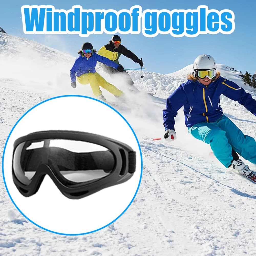 Occhiali da moto protettivi UV 1 pezzo Occhiali da sole da motocross antiriflesso Occhiali da sci sportivi Accessori da equitazione antipolvere antivento