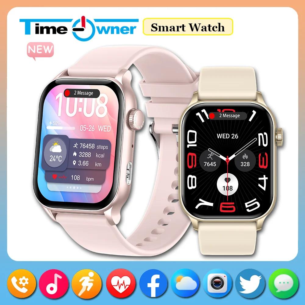 Time Owner 2025 Smart Watch Woman Health menstrual Heart Rate Sleep Fitness Exercise Tracker Make/Reveal phone calls Smartwatch