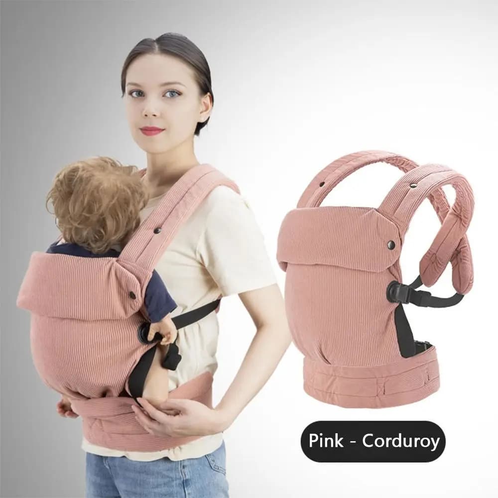 Marsupio Ergonomico Premium Regolabile Leggero con Supporto Lombare Traspirante per Neonati Adatto ai Viaggi