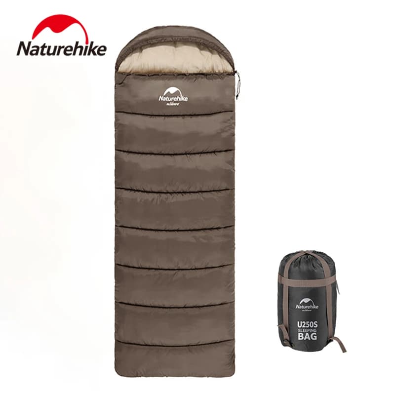 Naturehike Sacco a pelo caldo Ultraleggero Impermeabile Splicable Doppia Trapunta per dormire Busta invernale per esterni Sacchi a pelo