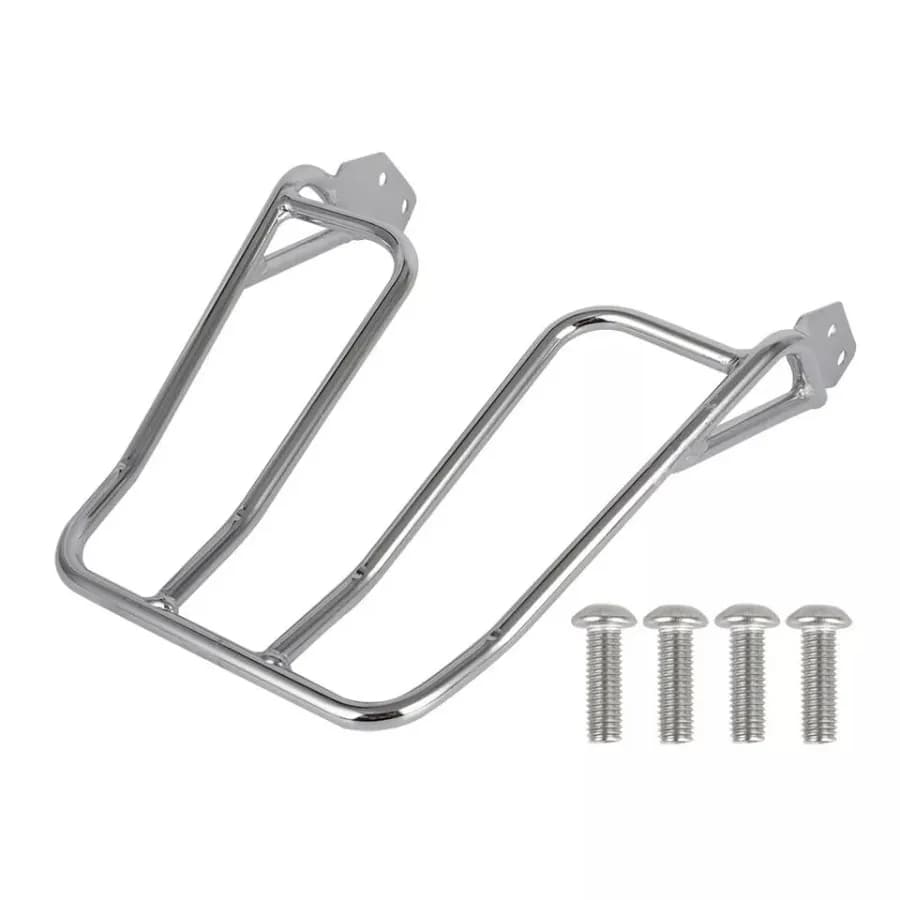 Portapacchi Posteriore per Yamaha Roadliner Stratoliner V Star 1300 STR-2C551-30-00, Soluzione di Stoccaggio Durevole in Alluminio Nero