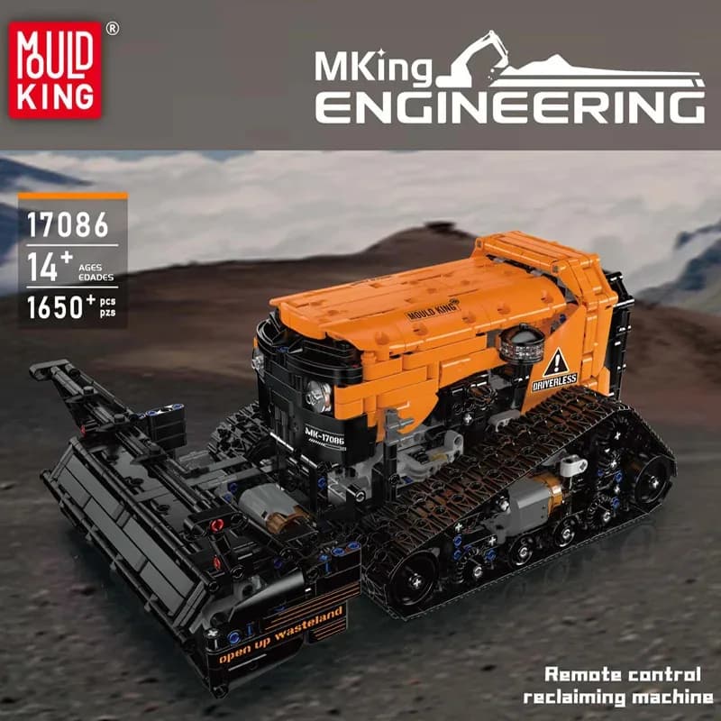 New 2025 Mould King 17086 Remote Control Reclaiming Machine Building Blocks Educational Toys Adults Children Boys Gifts