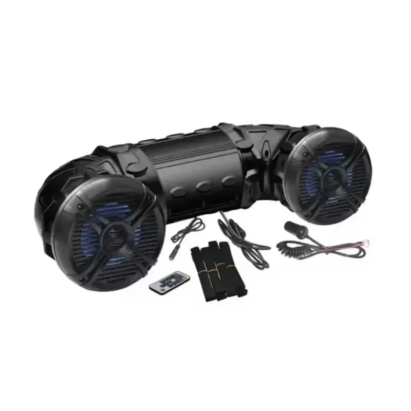 Metal plastic cabinet with 6.5/8 inch waterproof Bluetooth speaker for ATV UTV car