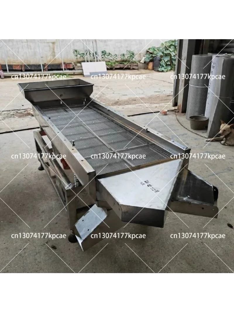 Linear Vibrating Screen Electric Screen Used for Double-layer Vibration Screening of Cat Litter Yam Tablets