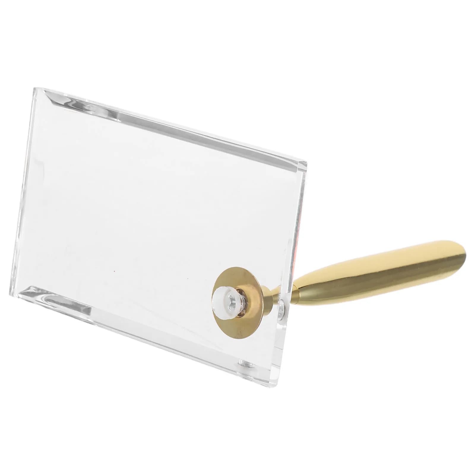 Portapenne a Foro Singolo con Base in Acrilico Robusta - Organizer da Scrivania Moderno per Strumenti di Scrittura, Accessorio per Ufficio, Portapenne