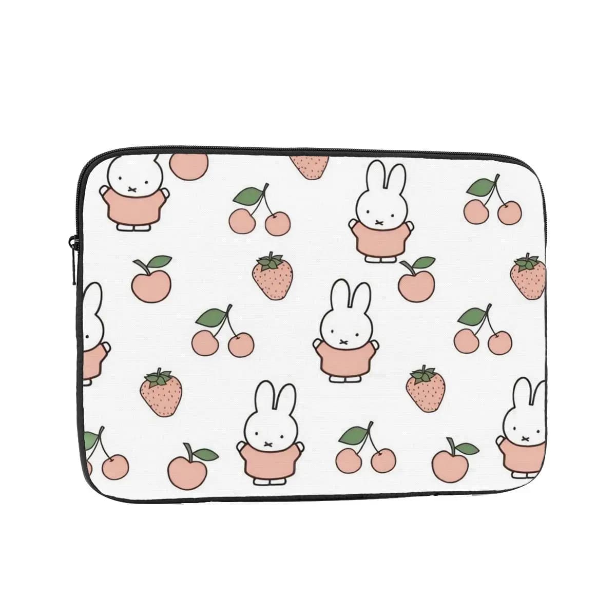 Miffyy 12" 13" 15" 17" Laptop Sleeve Case for Macbook Air Pro Notebook Bag Case Cute Rabbit Cartoon Shockproof Case Bag