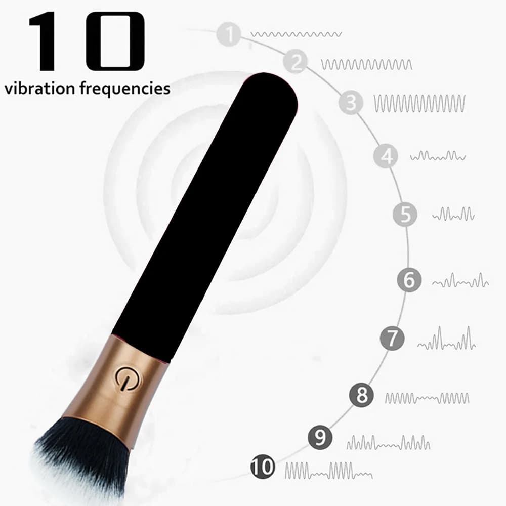 Vibratore della pallottola Pennello per trucco AV Bacchetta magica Massaggiatore Mini vibratori Vibratore clitorideo per capezzoli Stimolatore del punto G Giocattoli del sesso per le donne
