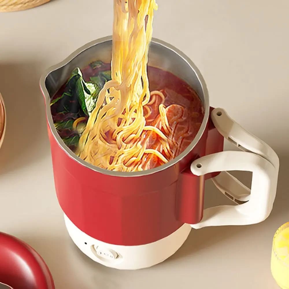New 800ml Electric kettle updated Mini 304 Stainless Steel Portable Foldable Small Travel Heater