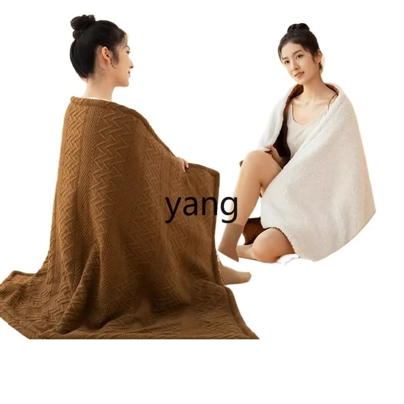 Coperta elettrica con scialle riscaldante LTT, coperta di riscaldamento per riscaldamento domestico di piccole dimensioni, lavaggio su due lati