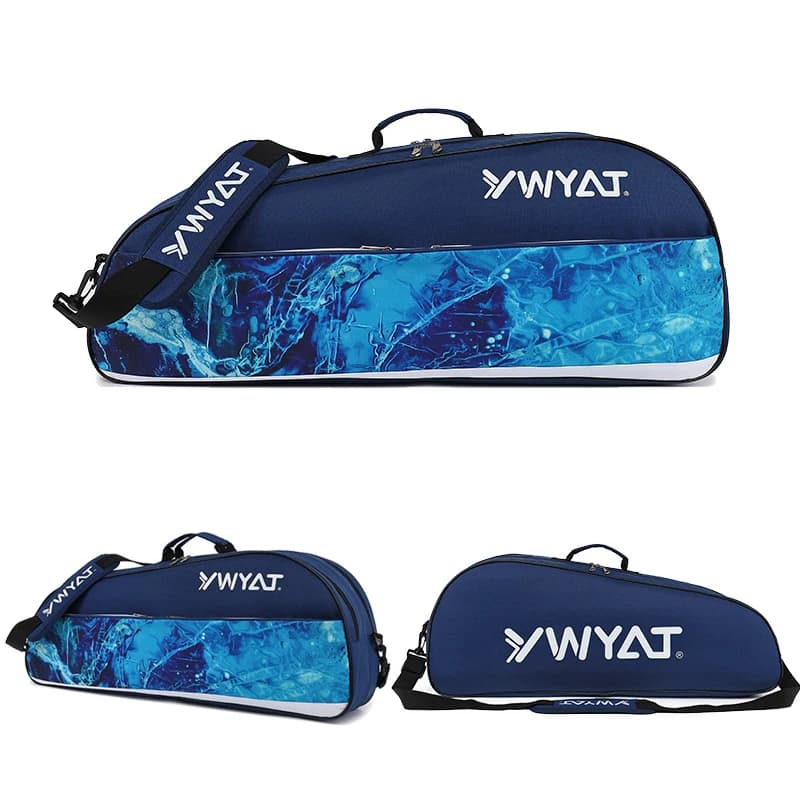 3-Pack Single Shoulder Badminton Bag, Thickened Racquet Backpack for Men Women, Korean Style Tennis Racket Case for Students