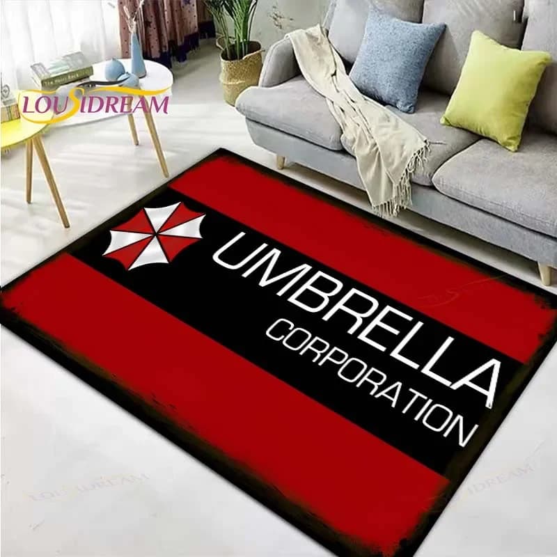 2025 Fashion 3D Film R-Resident Evil Printed Carpet Living Room Anti-Skid Area Carpet Children's Bedroom Yoga Mats Zerbino Decor Carpet