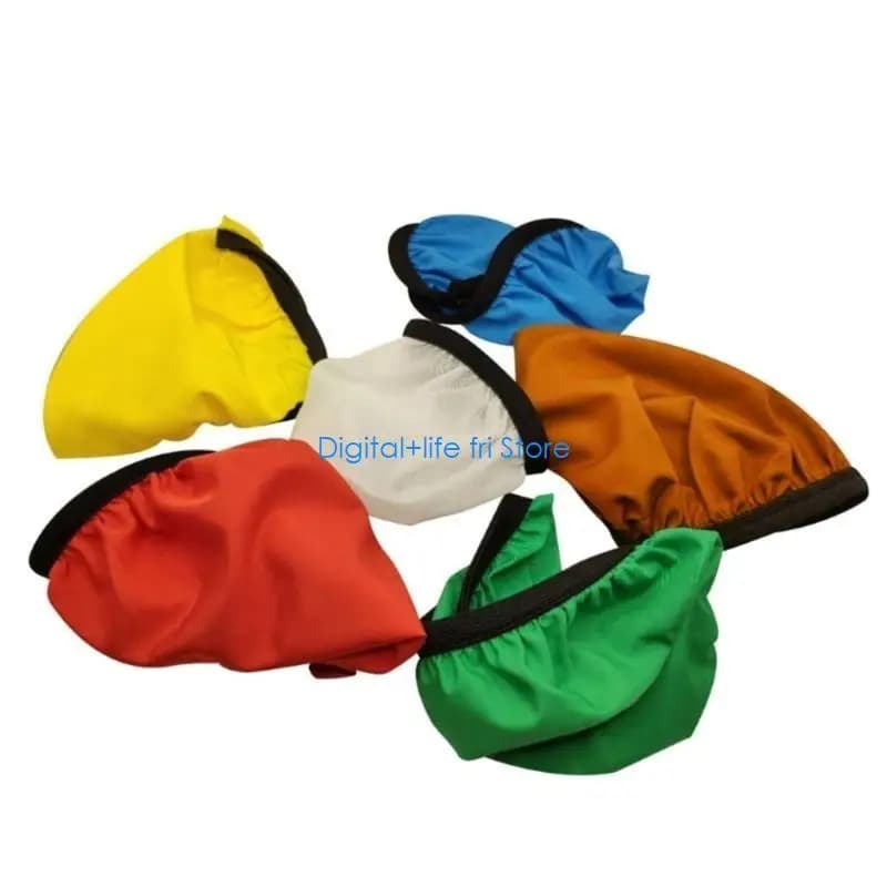 E06D Copertura standard lampeggiante a 6 colori Copertura in tessuto leggero morbido Panno leggero morbido Copertura protettiva