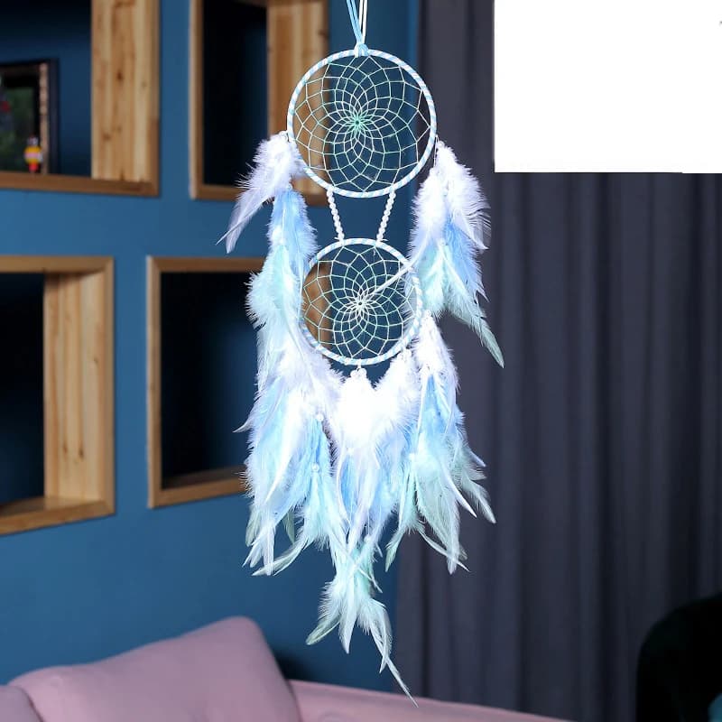 Fairies Dream Catcher Room Decoration Girl Nordic Decoration Home Nordic Style Kids Wind Chimes Dreamcatcher Without LED