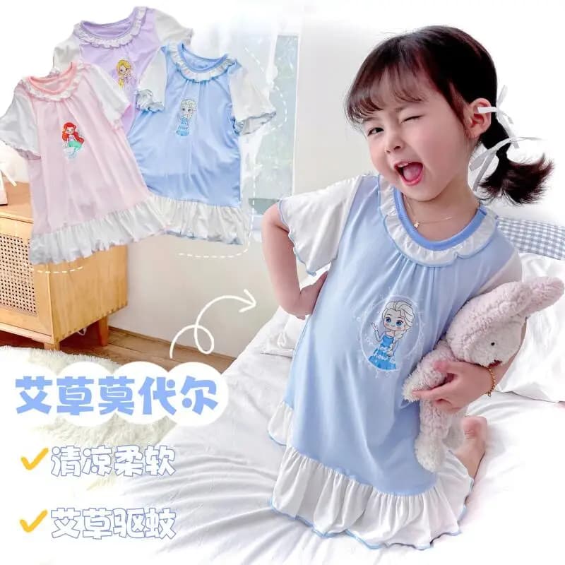Pigiama da notte per bambine in modal, vestaglia da casa per bambine, pigiama per bambine, canotta da notte, vestaglia per bambini e mamma