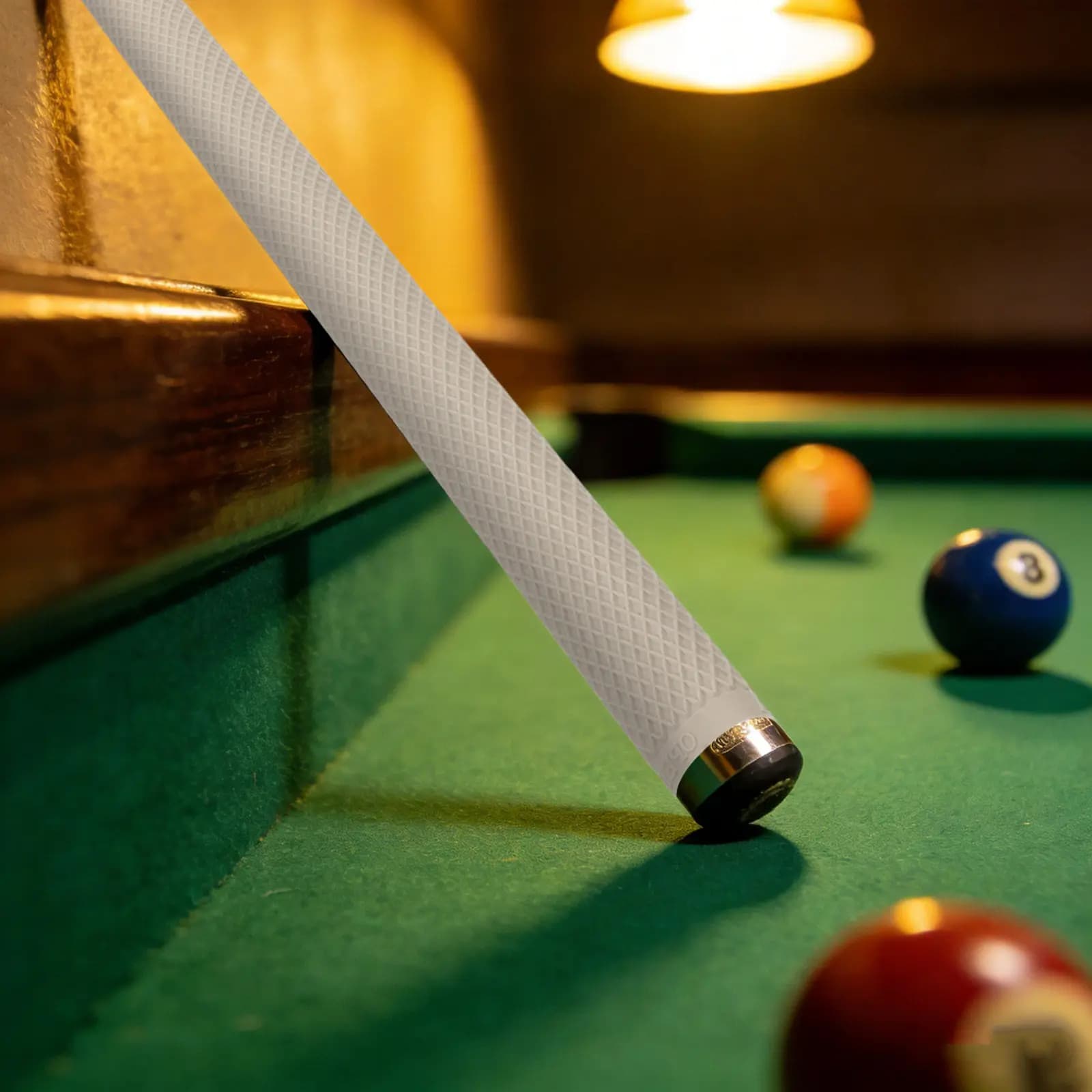 Pool Cue Handle Grip Sleeve Silicone Tubing Wrap White Non Slip Anti Slip Protector for Billiard Snooker Fishing Rod Accessories