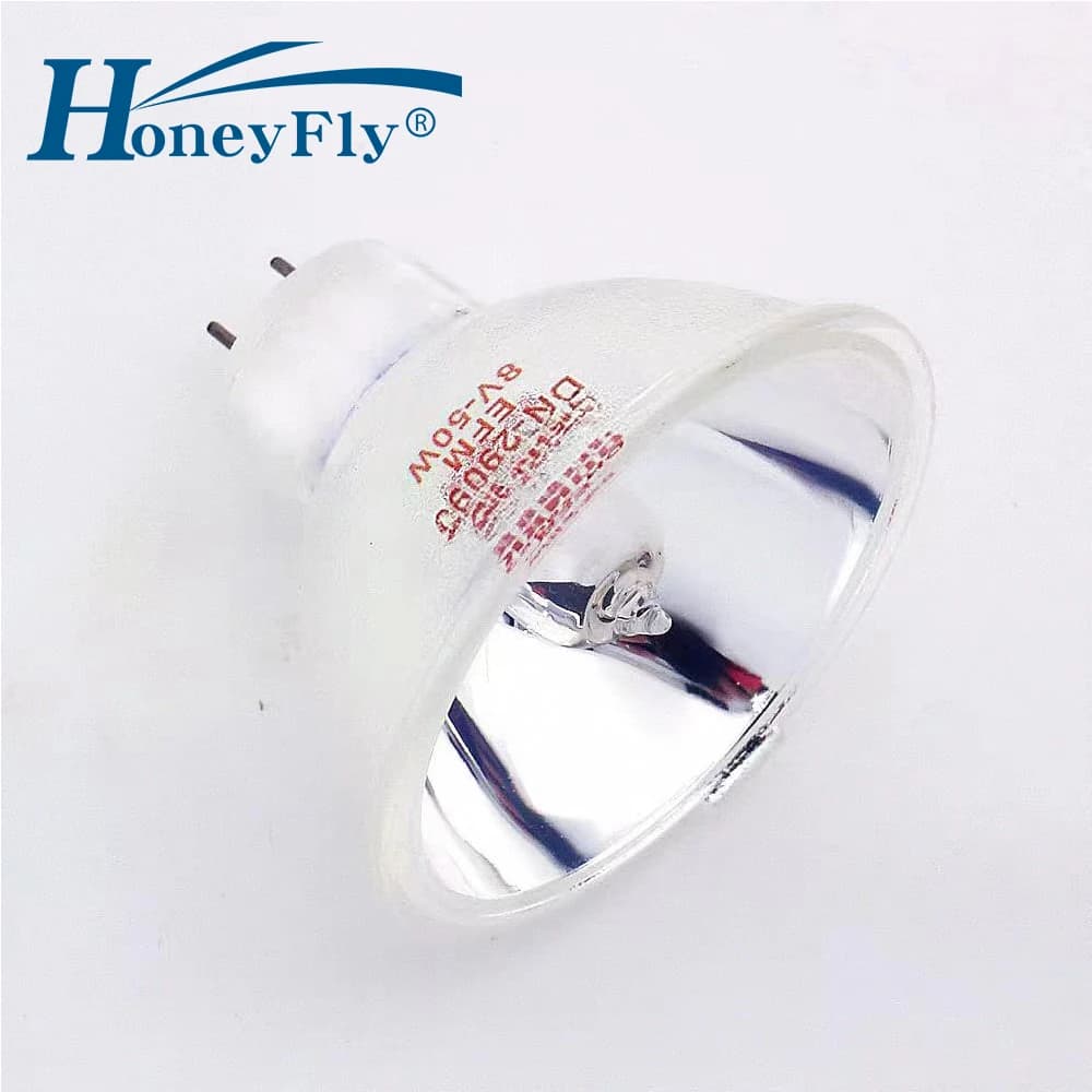 HoneyFly EFM Lettore di micropiastre Lampada alogena MR16 8V 50W GZ6.35 per OS-64607 PH-6847 Sorgente luminosa per microscopio per strumenti medici