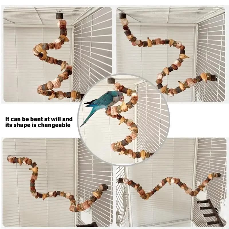 Bird Toy Corncob Blocks for African Cockatiel Conure Teeth Grinding
