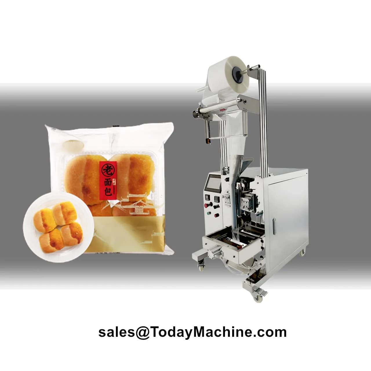Automatic Packing Machine For Snap Bags With Manual Feeding Granules For Automatic Back Closing Bags