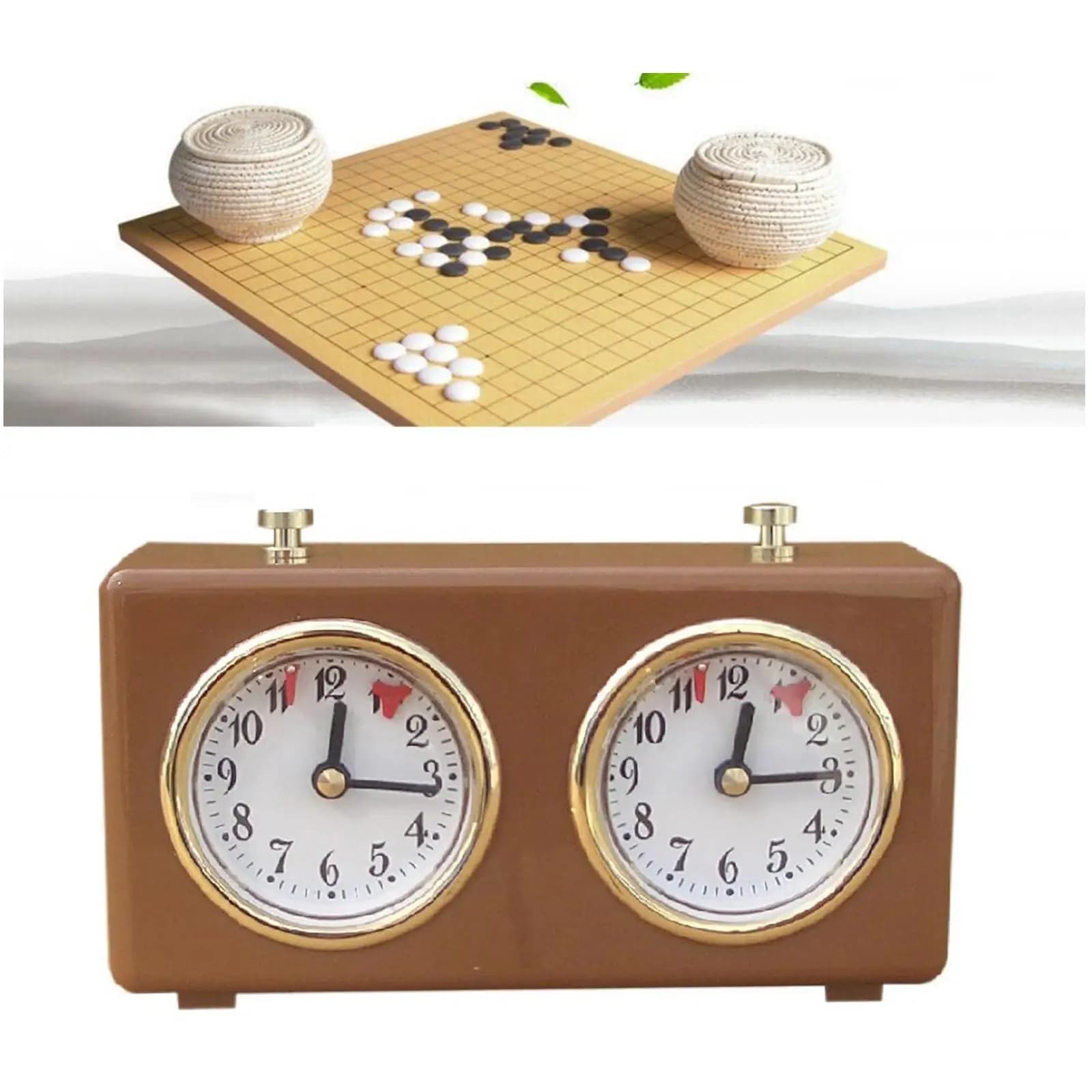 Classic Analog Chess Clock Digital Timer Board Set Professional Game Accessory for Competitive Chess and Casual Gaming
