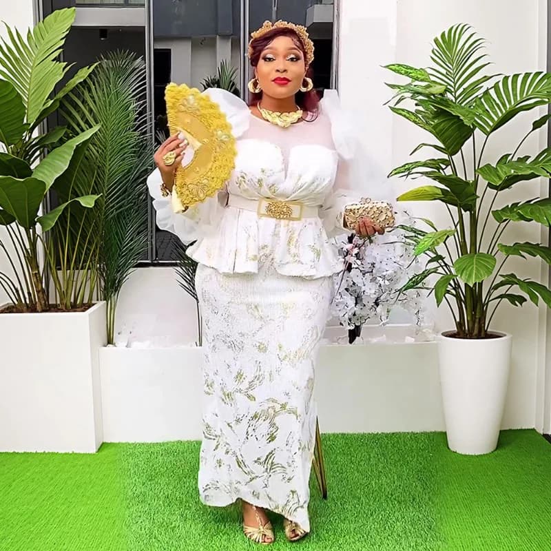 2025 nuove donne abito da festa africano Dashiki Ankara abito da sera da sposa elegante abito maxi musulmano turco moda taglie forti