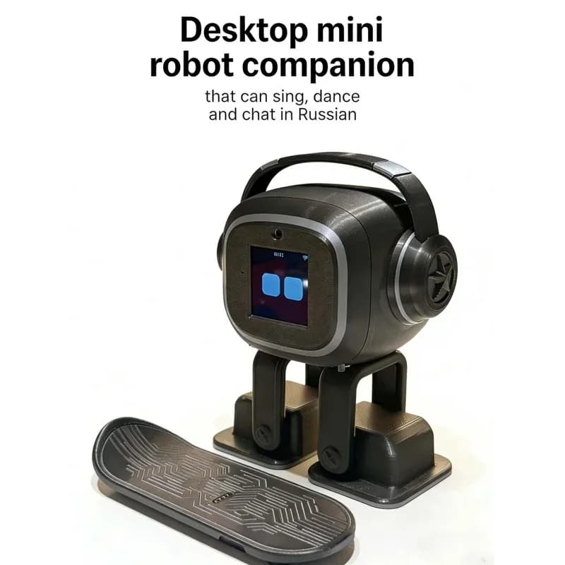Mini Pocket Robot Toy for Kids, Smart Voice Early Education Multifunctional English Version Interactive Robot