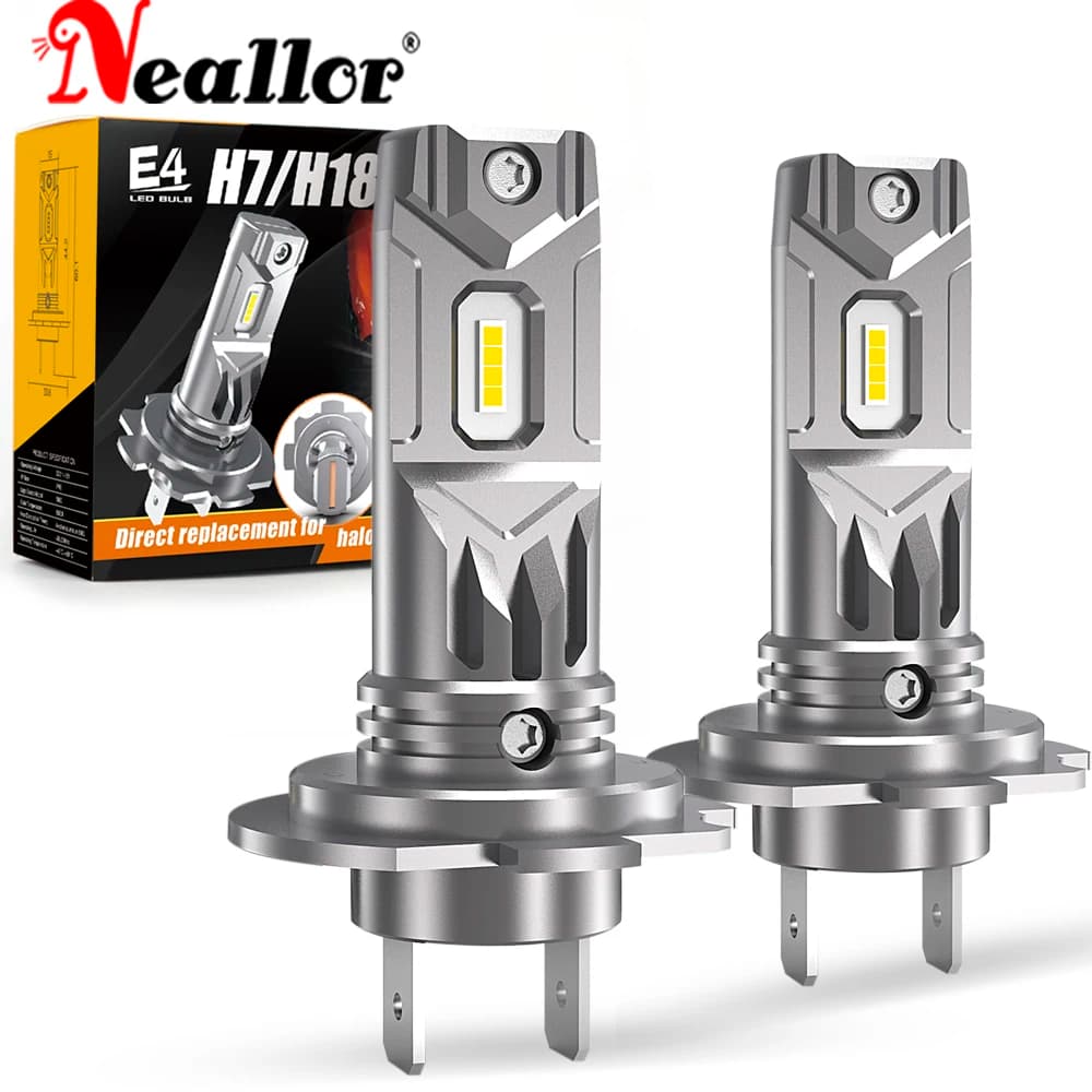 2x Lampadine LED H7 Canbus Senza Errore PX26D H18 per Fari Auto 12V 55W, Lampade a Diodi ad Alta Potenza per Peugeot 206 207 308 307 301 3008 4008