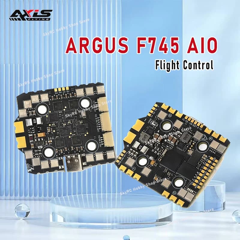 Axisflying ARGUS F745 AIO Flight Control (IP67) – Controllo di Volo All-in-One con Telecamera 4K, Sensori Termici e Acustici per Sicurezza Industriale