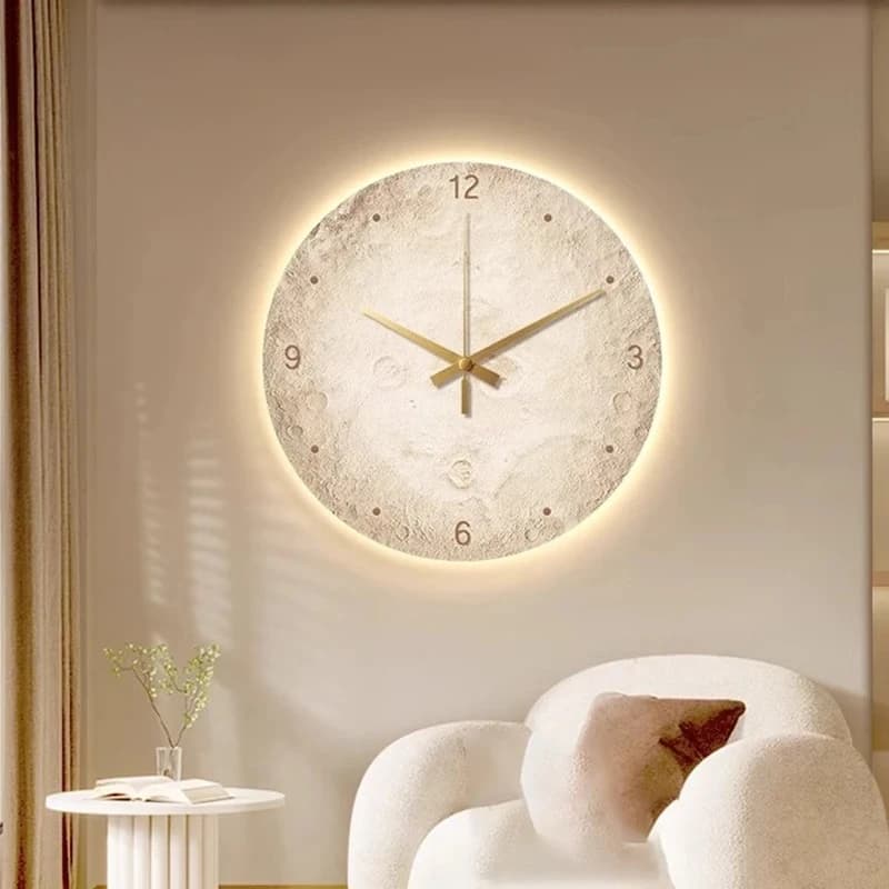 Orologi da parete Soggiorno moderno Orologi da parete di lusso Decorazione nordica Orologio da camera