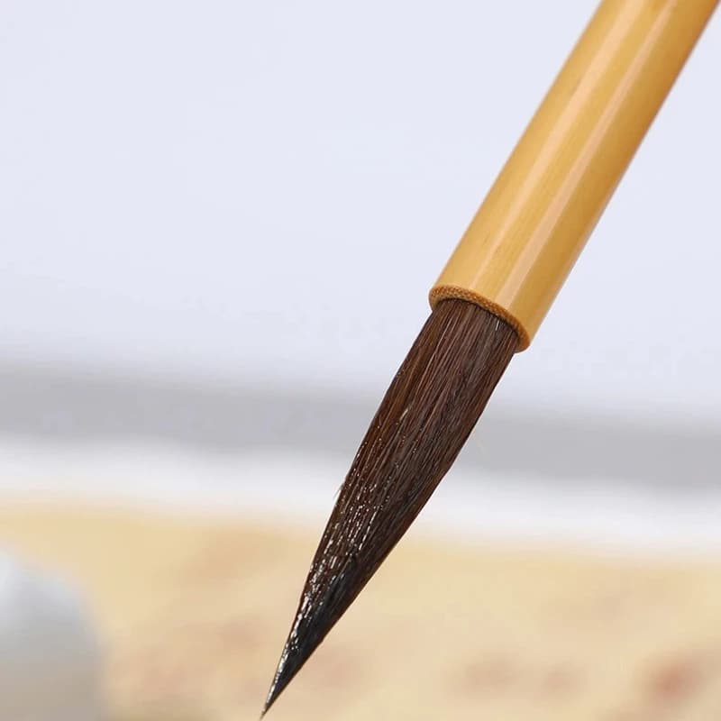 Weasel Hair Calligraphy Brushes Set Slender Gold Script Writing Brush Chinese Aquarelle Meticulous Painting Outline Brush Pen