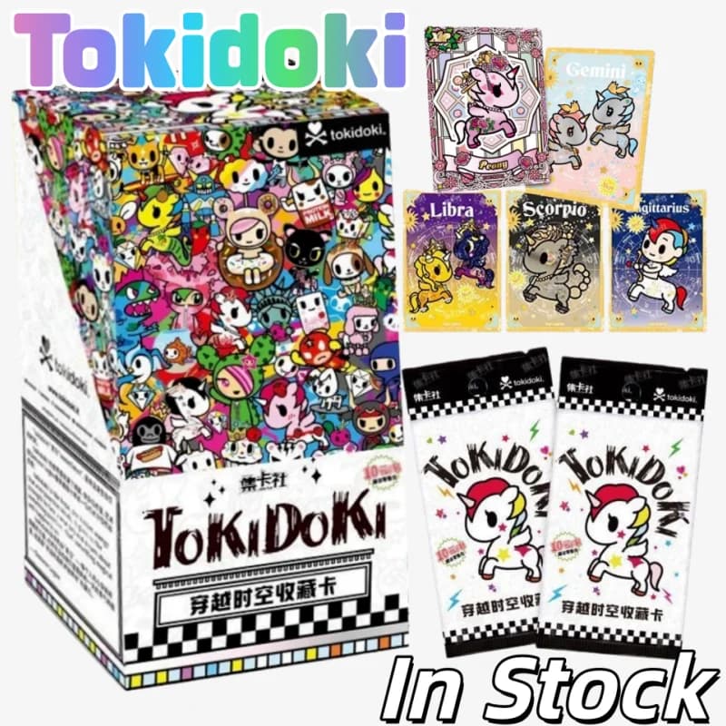Nuova carta Tokidoki Unicorn Adventure Journey Vol.1 Serie Collezione anime Gioco di carte Compleanno per ragazza Giocattolo Regalo di Natale a sorpresa
