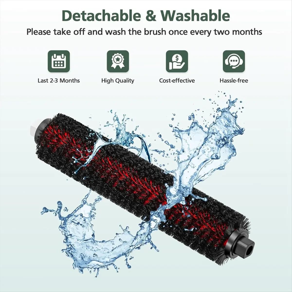 YDSC Spare Parts for Robot Vacuum Cleaner Roborock S7 Maxv Ultra S7 Pro Ultra G10S G10S Pro: Main Brush, Lateral Brushes, Washer Benches, Filter, Bag