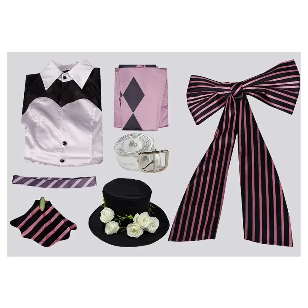 Fantasy Perona Cosplay Costume Cartoon Pirate Princess Roleplay Dress Pantyhose Hat Outfits Halloween Carnival Party Women Suit