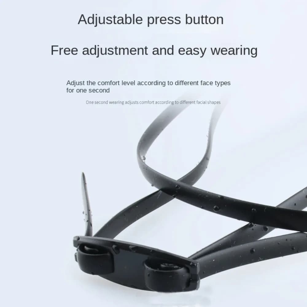 Occhialini da nuoto antiappannamento durevoli Occhiali da nuoto elastici HD Occhiali da nuoto impermeabili unisex