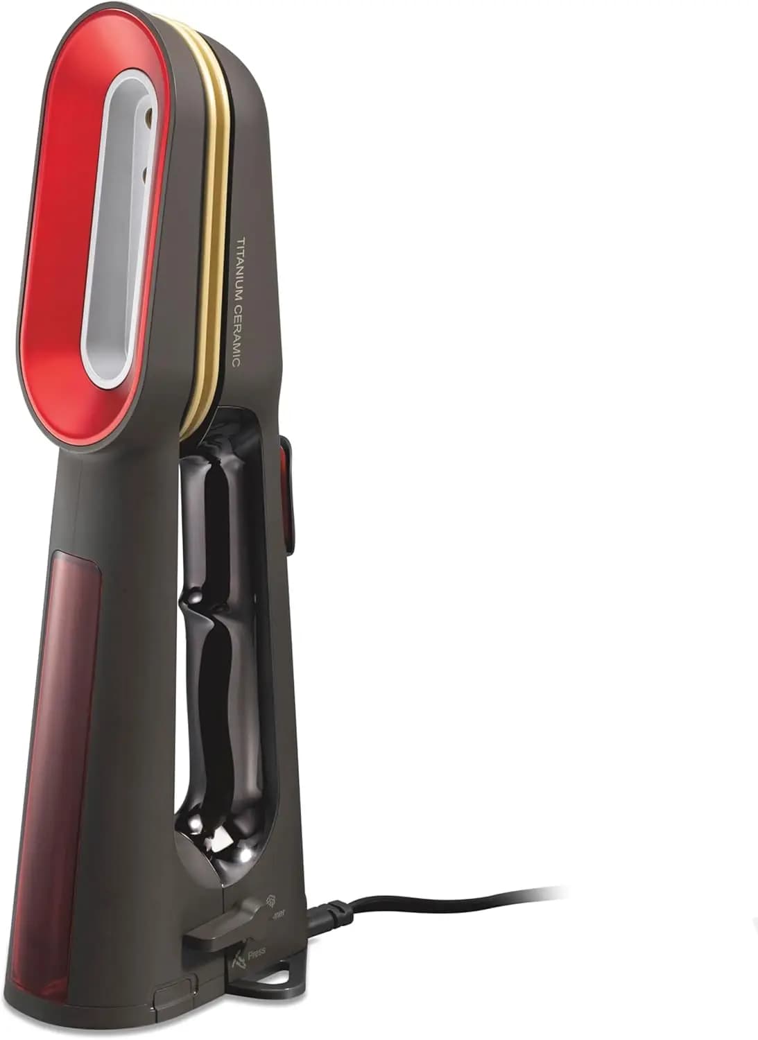 Ferro da Stiro a Vapore Portatile 3-in-1 e Ferro da Stiro a Pressione, Nessun Asse da Stiro Necessario, Serbatoio da 200ml, Riscaldamento Rapido