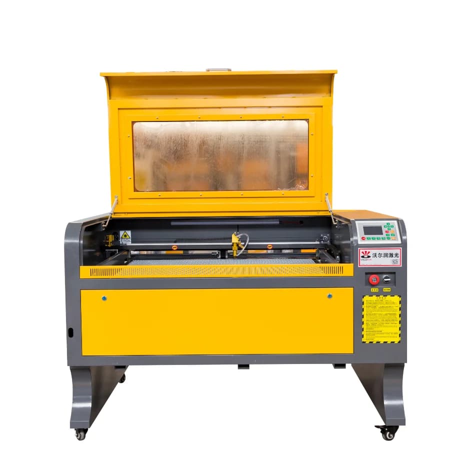 Macchina per Incisione e Taglio Laser CO2 WER9060 100W, Ruida6442/6445 Offline, Tavolo Doppio 900*600mm, CW5000/5200 con Selezione Automatica