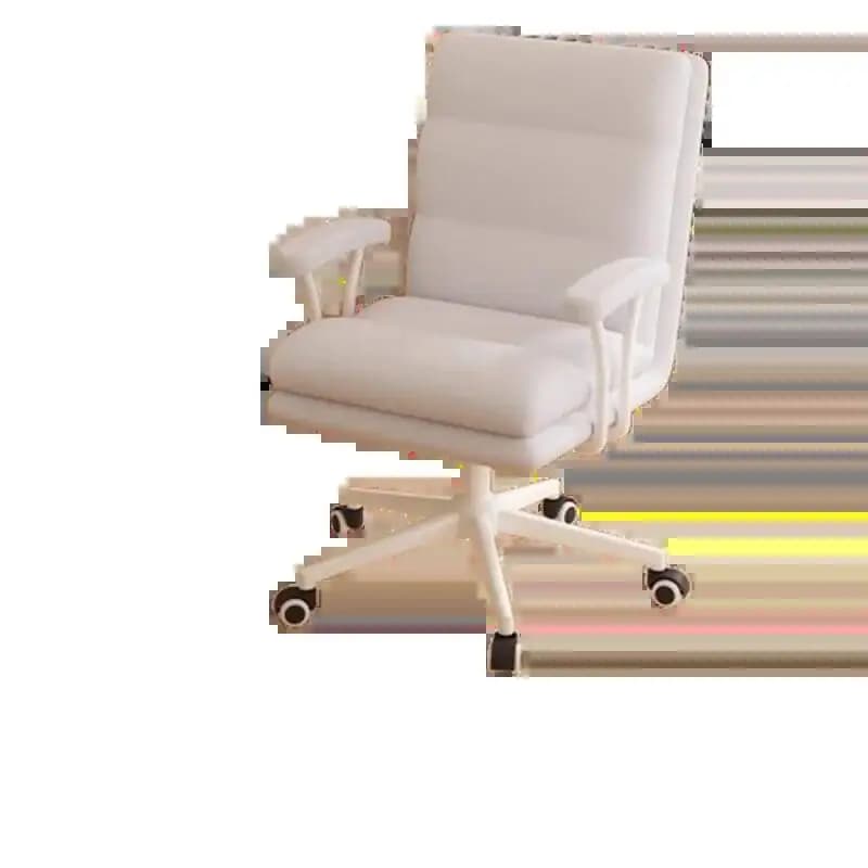 Sedie da Ufficio Girevoli Bianche, Poltrone Reclinabili per Gaming, Sedie da Giardino, Chaise de Bureau, Arredamento per Ufficio CY50BGY