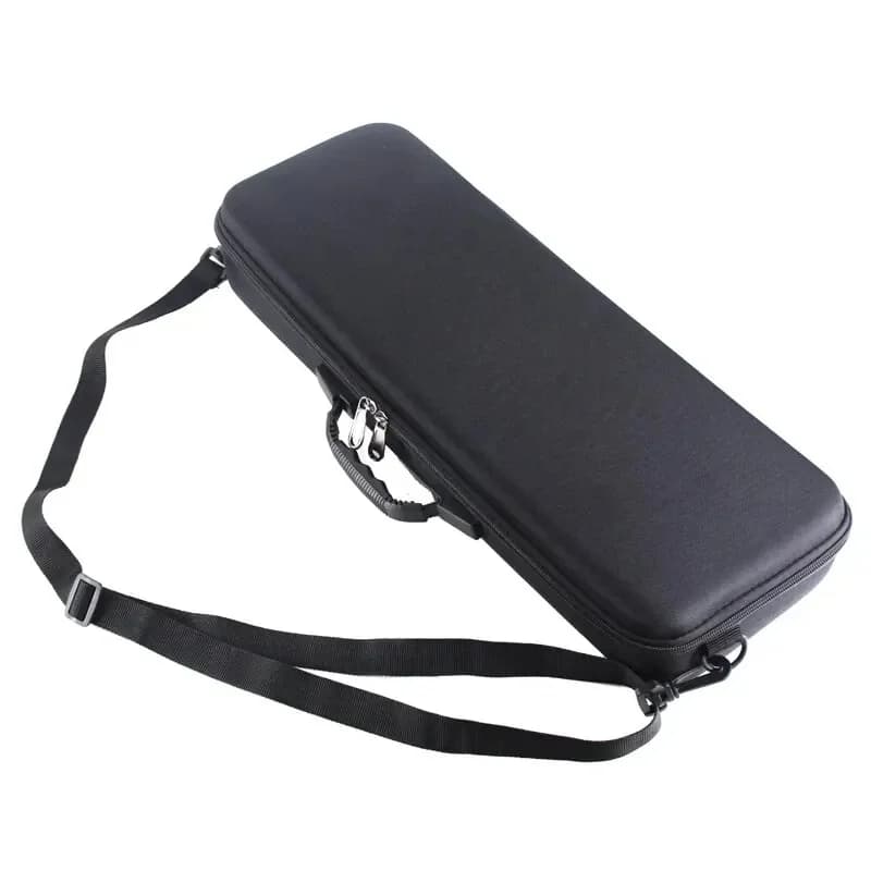 Portable EVA Fishing Rod & Reel Storage Case, Shock‑Resistant Crossbody Bag with Adjustable Shoulder Strap for Outdoor Fishing