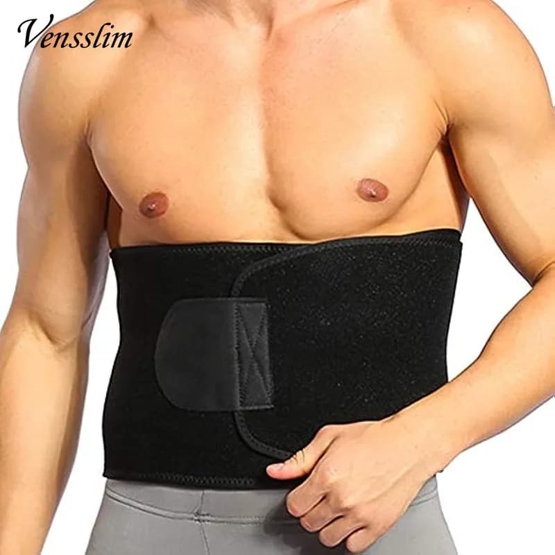 Vensslim Sport Vita Trainer Trimmer Sudore Body Shaper Cintura Allenamento Dimagrante Fascia per la pancia per gli uomini Palestra Esercizio Bruciare i grassi Corsetto