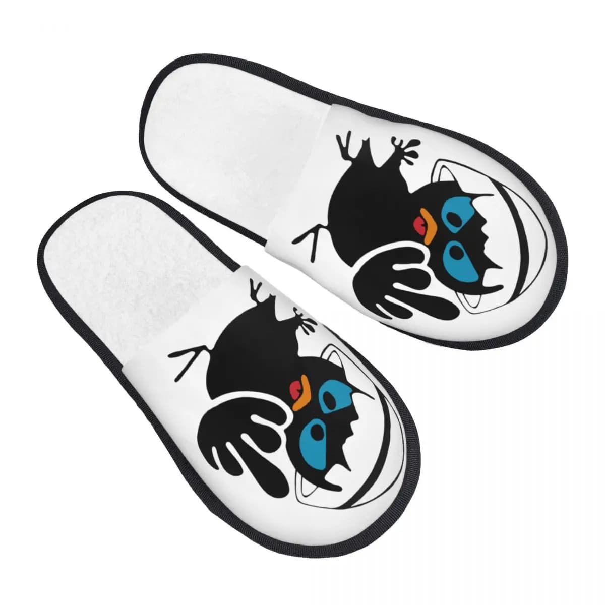 Pantofole per ospiti Cartoon Chiken Calimero per camera da letto da donna Pantofola da casa con stampa personalizzata
