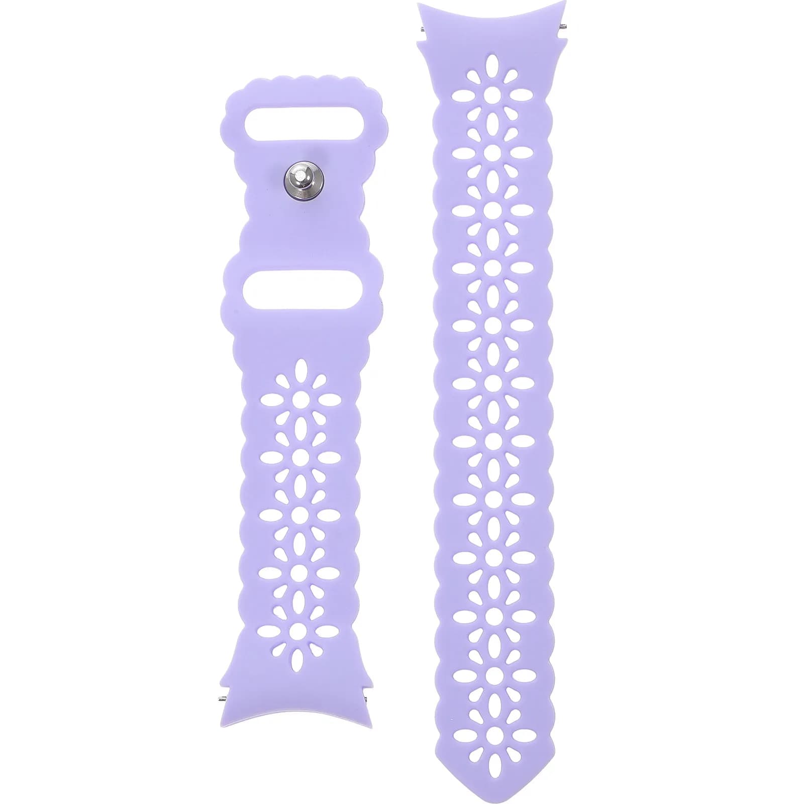 Cinturino in Silicone Premium per Donne, Elegante e Regolabile, Resistente all'Usura, Compatibile con Samsung Watch 4 5
