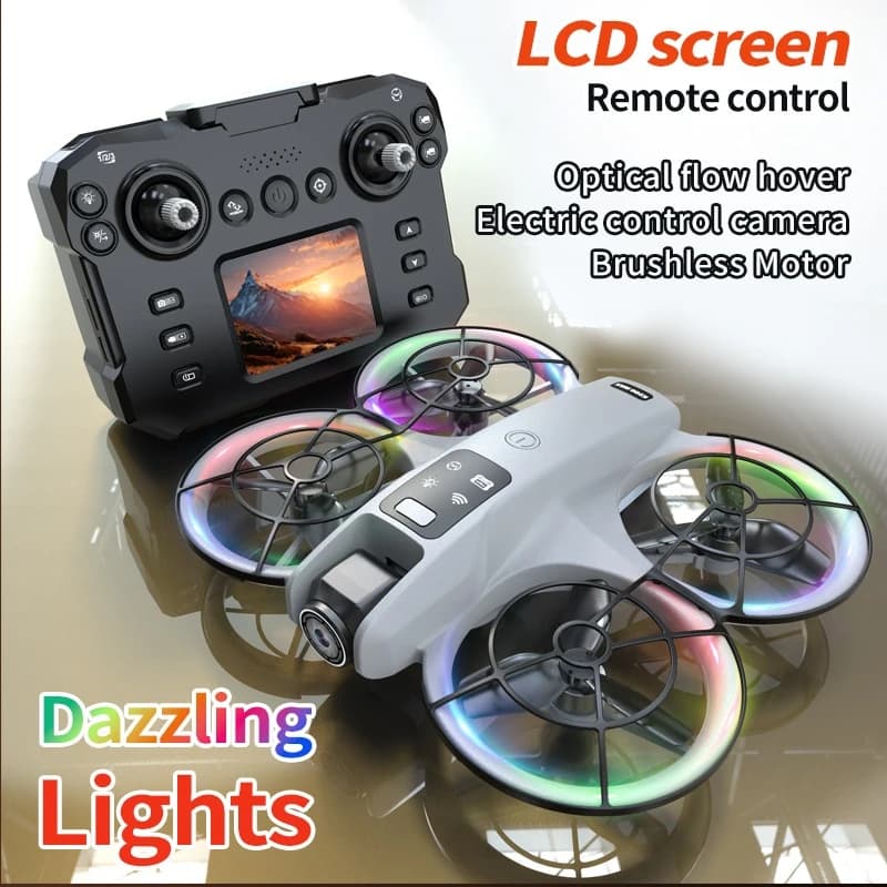 ESC 8K 180 ° Fotocamera Grande Schermo Brushless WIFI FPV RC Drone 2.4G Flusso Ottico Illuminazione Protezione Completa Telecomando Quadcopter