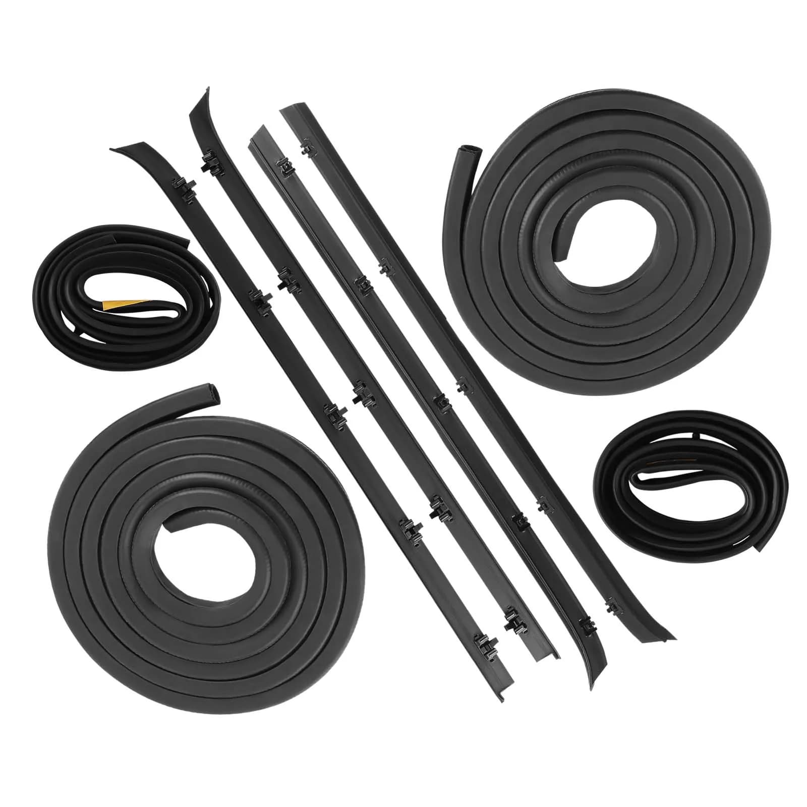 Set Completo di Guarnizioni per Porte e Finestrini 8 Pezzi per GMC Jimmy e Chevy 1981-1991