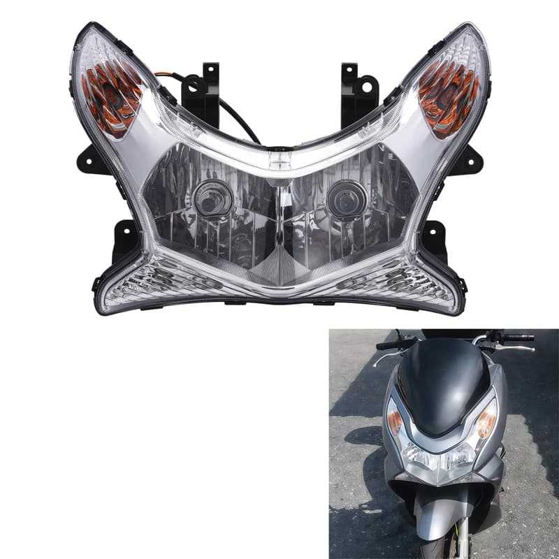 Gruppo lampada frontale faro moto per Honda PCX125 PCX150 2010-2013