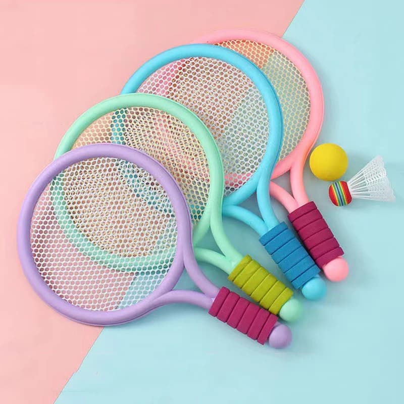 Racket Tennis for Children Outdoor Sports Badminton Racket Kindergarten Toy Set for 3-12years Old Badminton Sets